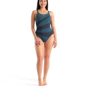 W ARENA SWIMSUIT ISABELLA WING BACK MANGROVE-NIGHT