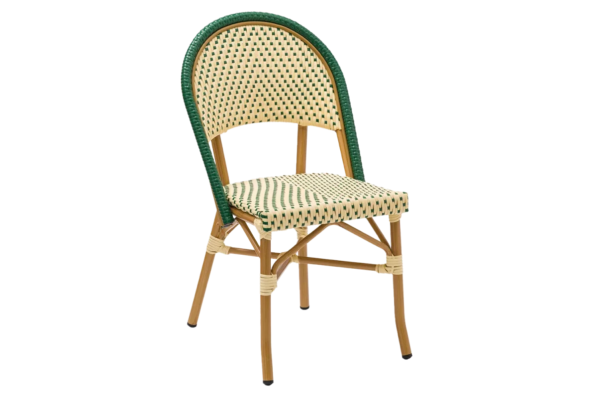 Estelle fransk flet caféstol
