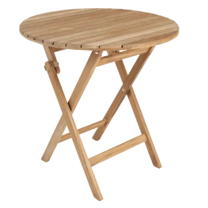 Nova teak foldebord Ø70 cm