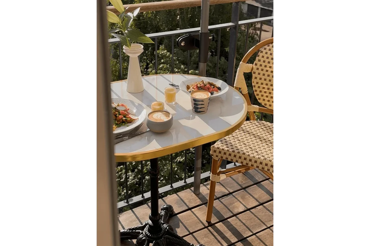 Vivienne cafébord 80 x 60 cm - Billede 3