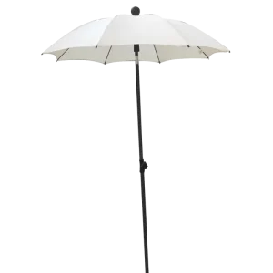 Ellen ensfarvet parasol med knæk Ø130 cm