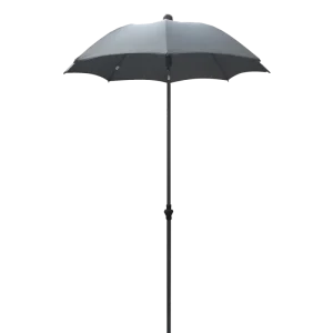 Ellen ensfarvet parasol med knæk  Ø150 cm