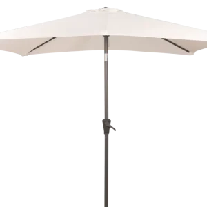 Frida rektangulær parasol med hejs og knæk 140 x 220 cm