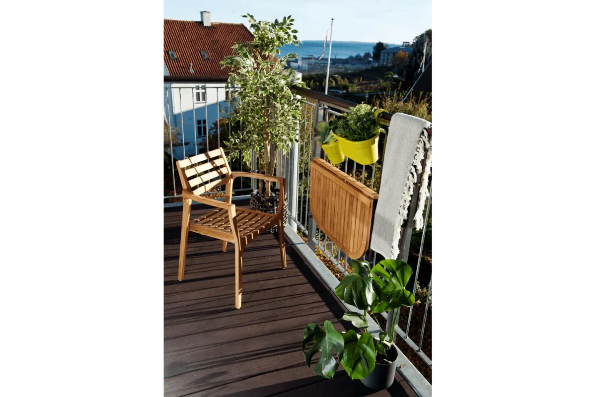 Ida teak hængebord 80 x 50 cm - Billede 4
