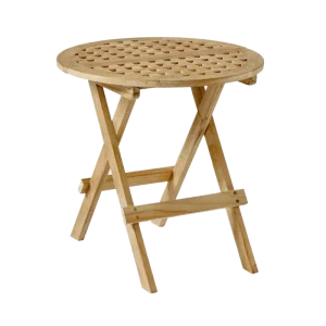 Kreta teak sidebord Ø50 cm
