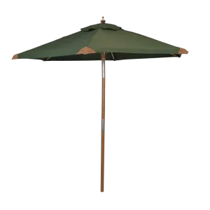 Parilla ensfarvet parasol med knæk Ø200 cm