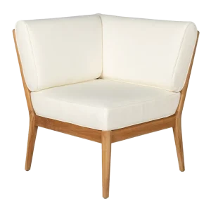 Sienna teak high back loungesofa - hjørne