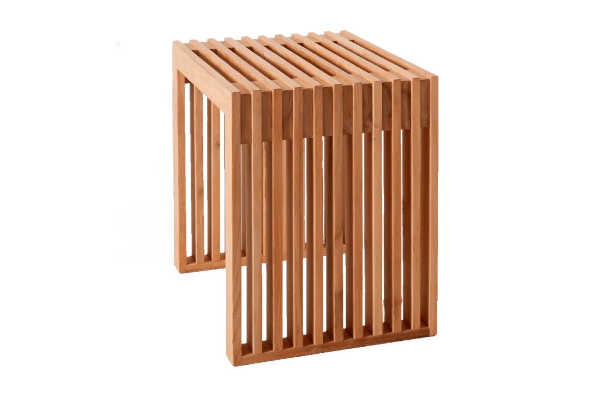 Rib skammel 45 x 35 cm - Billede 6