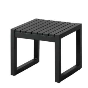 Vevi sort sidebord 40 x 40 cm