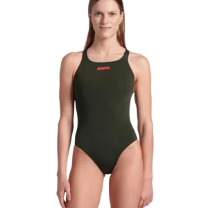 WOMEN'S TEAM SWIMSUIT PRO SOLID - DARK SAGE