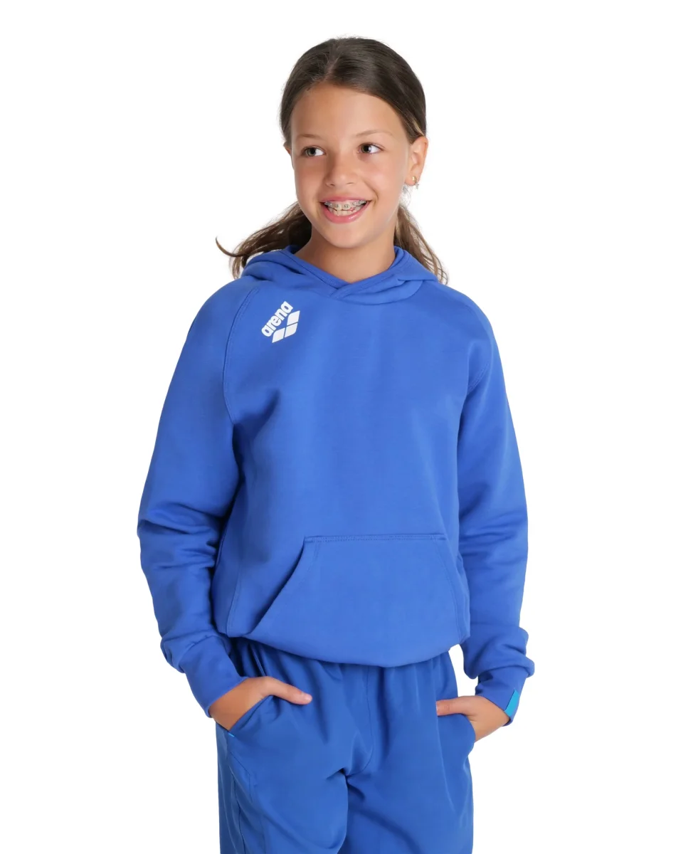 Junior Team Hooded Sweatshirt Panel - Royal Blå - Billede 4