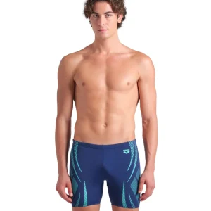 MEN'S ARENA POSEIDONIA SWIM MID JAMMER NAVY-WATER