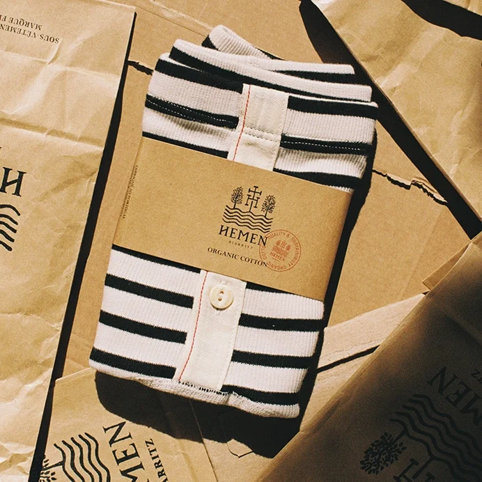 Albar Boxer | breton stripe natural/marine - Billede 4