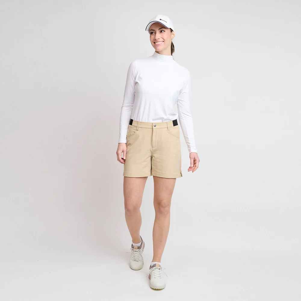 Dame Letvægts Performance Shorts, Safari - Billede 4
