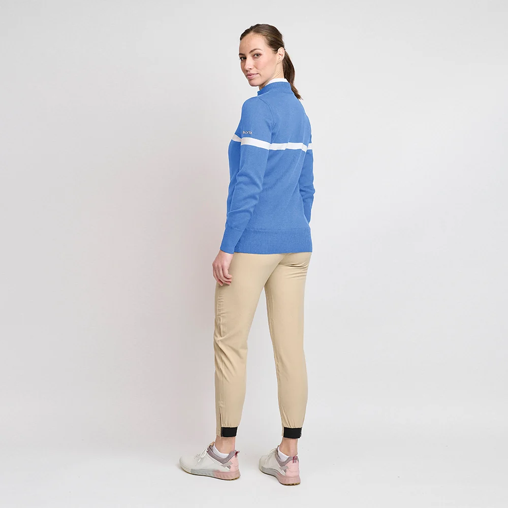 Dame Økologisk Windbreaker Sweater, Sky - Billede 3