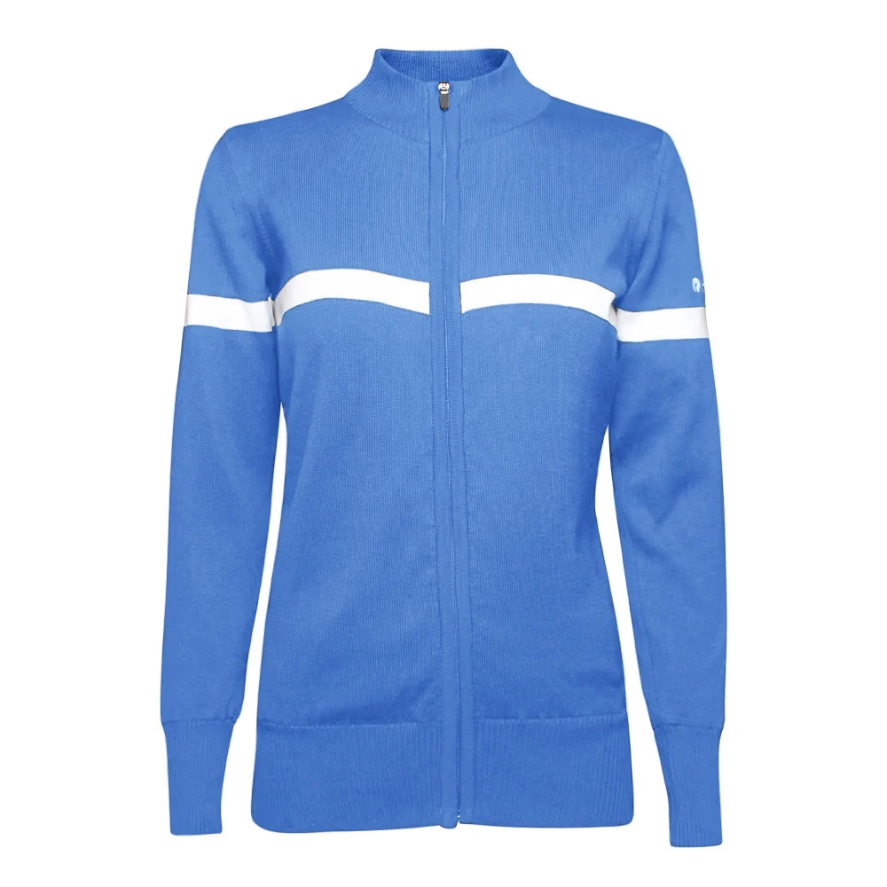 Dame Økologisk Windbreaker Sweater, Sky - Billede 6