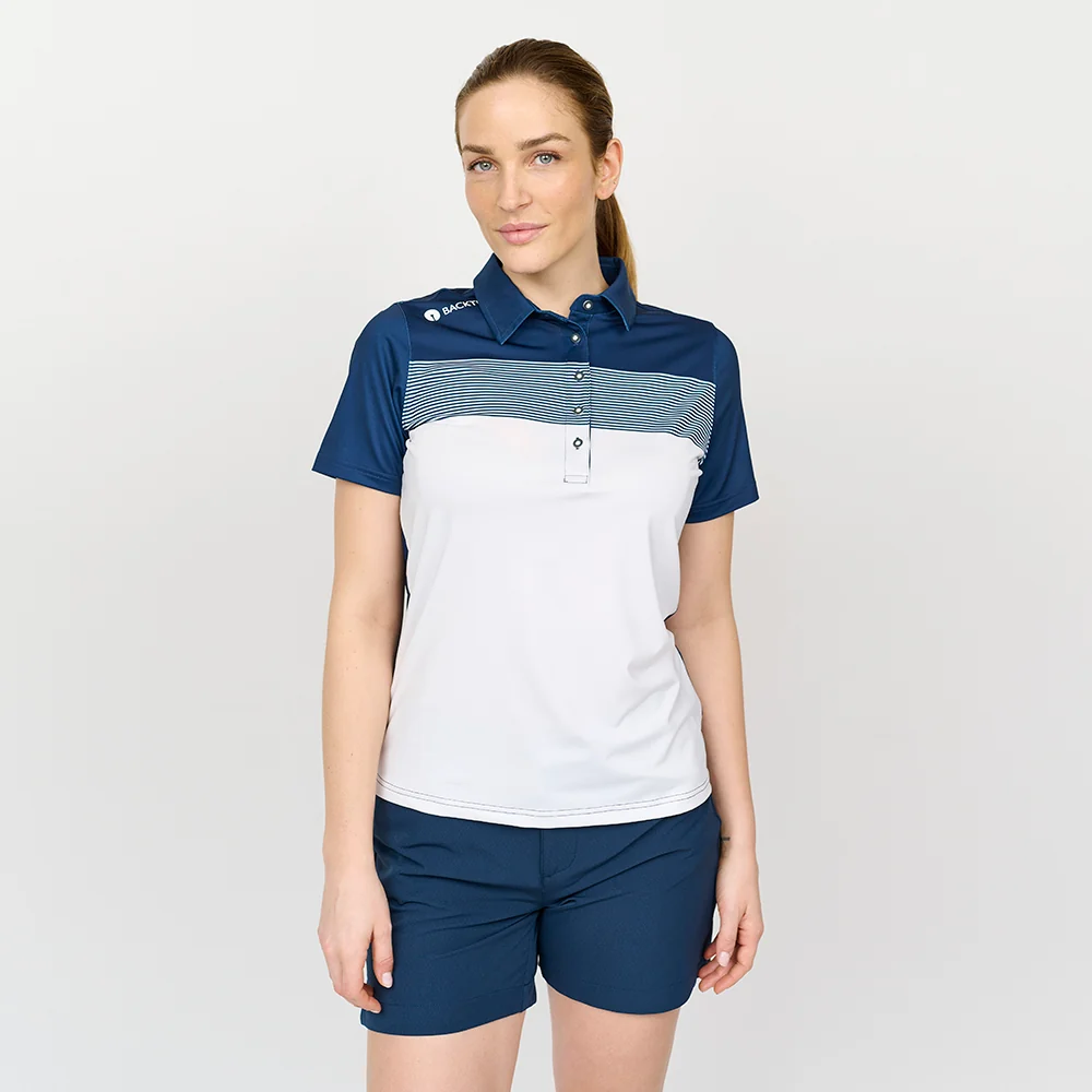 Dame Masters Polo, Marineblå - Billede 2