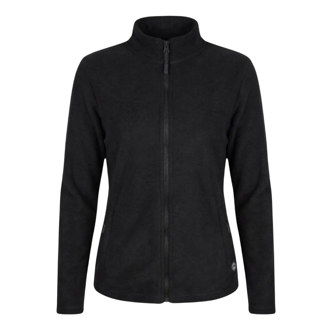 Fleecetrøje dame – Treklife Mid FZ – Sort - Billede 3