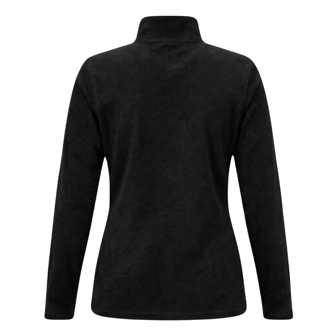 Fleecetrøje dame – Treklife Mid FZ – Sort - Billede 4