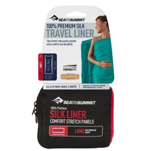 Lagenpose – Sea to Summit Silk Stretch Liner – Long – Rektangulær