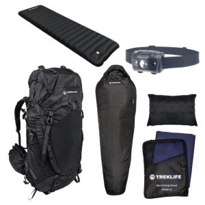 Outdoor/shelter pakke – Essentials – Inkl rygsæk