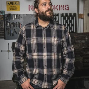 1937 Roamer Shirt Flannel | blue/beige