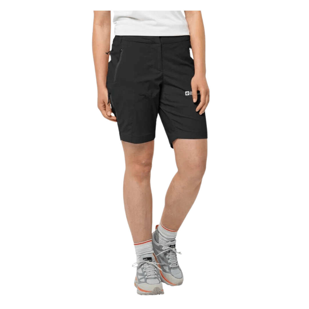 Shorts dame – Jack Wolfskin Glastal Shorts W – Sort - Billede 3