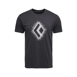 T-shirt herre – Black Diamond Chalked Up 2.0 SS Tee – Grå (S tilbage)
