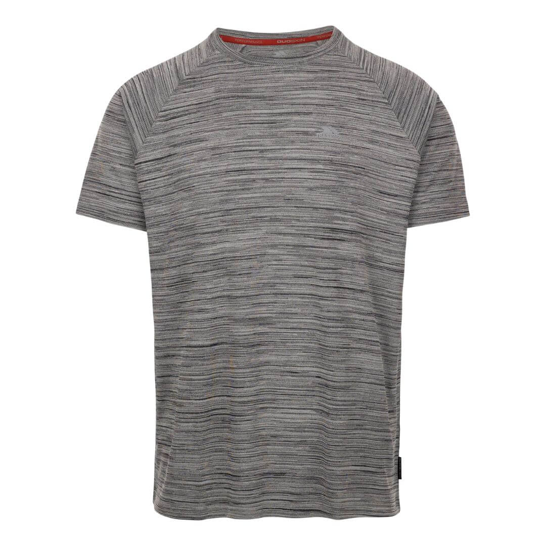 T-shirt til herre – Trespass Leecana TP75 – Grå - Billede 2