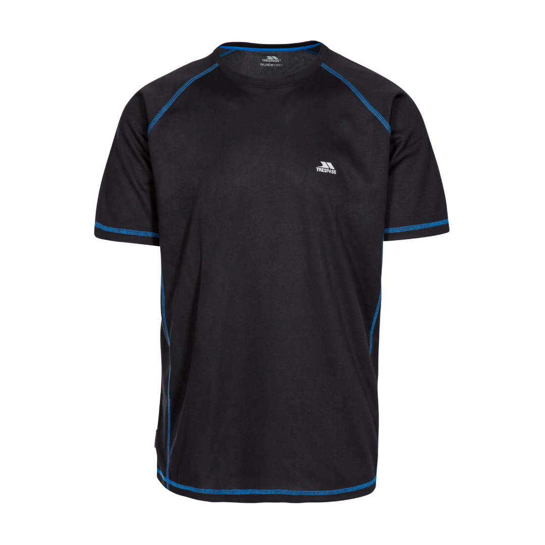 T-shirt til mænd – Trespass Albert – Sort - Billede 2