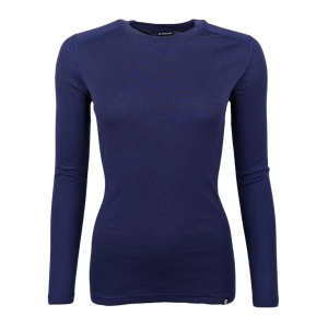 Uldundertrøje dame – 100% merino uld – Treklife – Blå