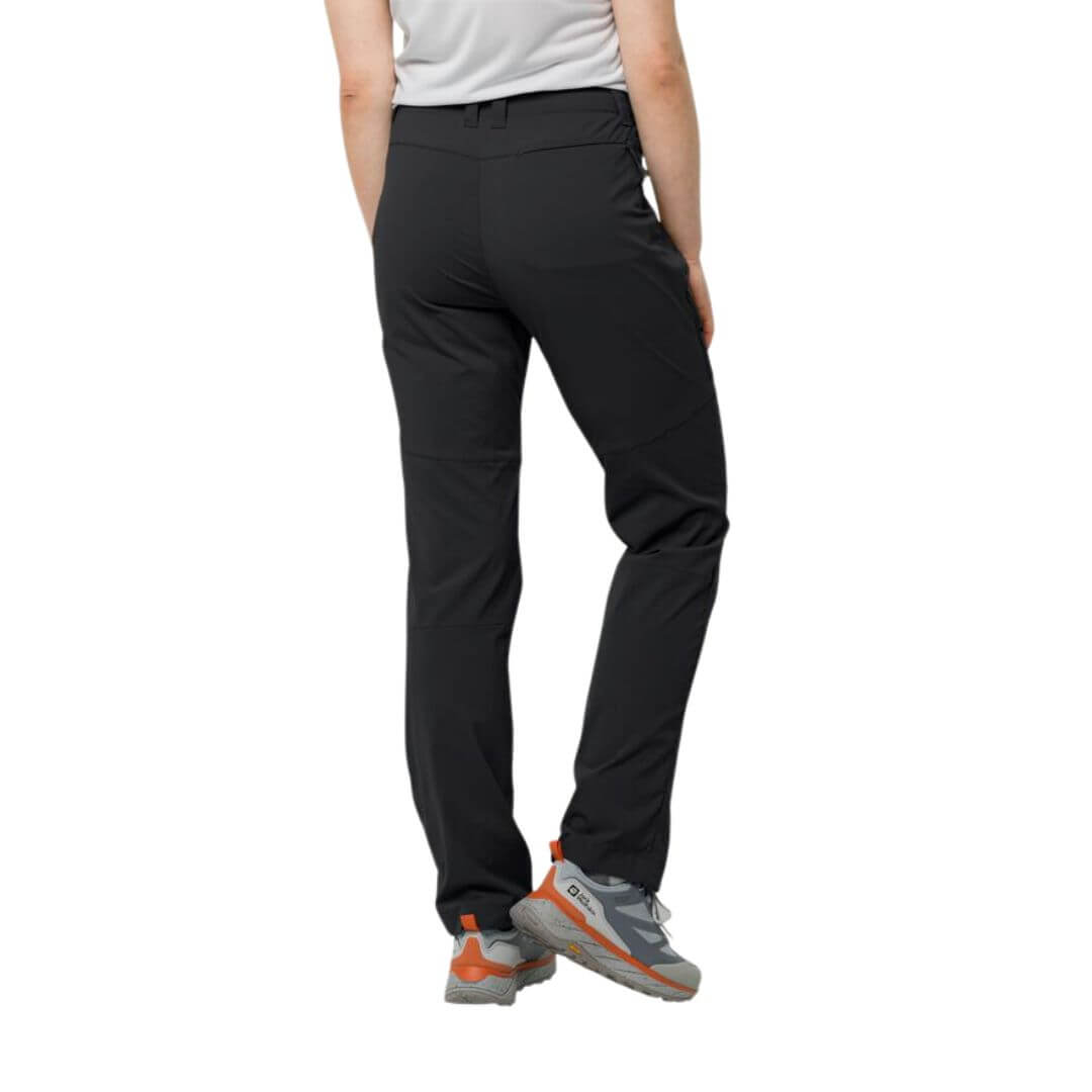 Vandrebukser dame – Jack Wolfskin Glastal Pants W – Sort (XS tilbage) - Billede 4