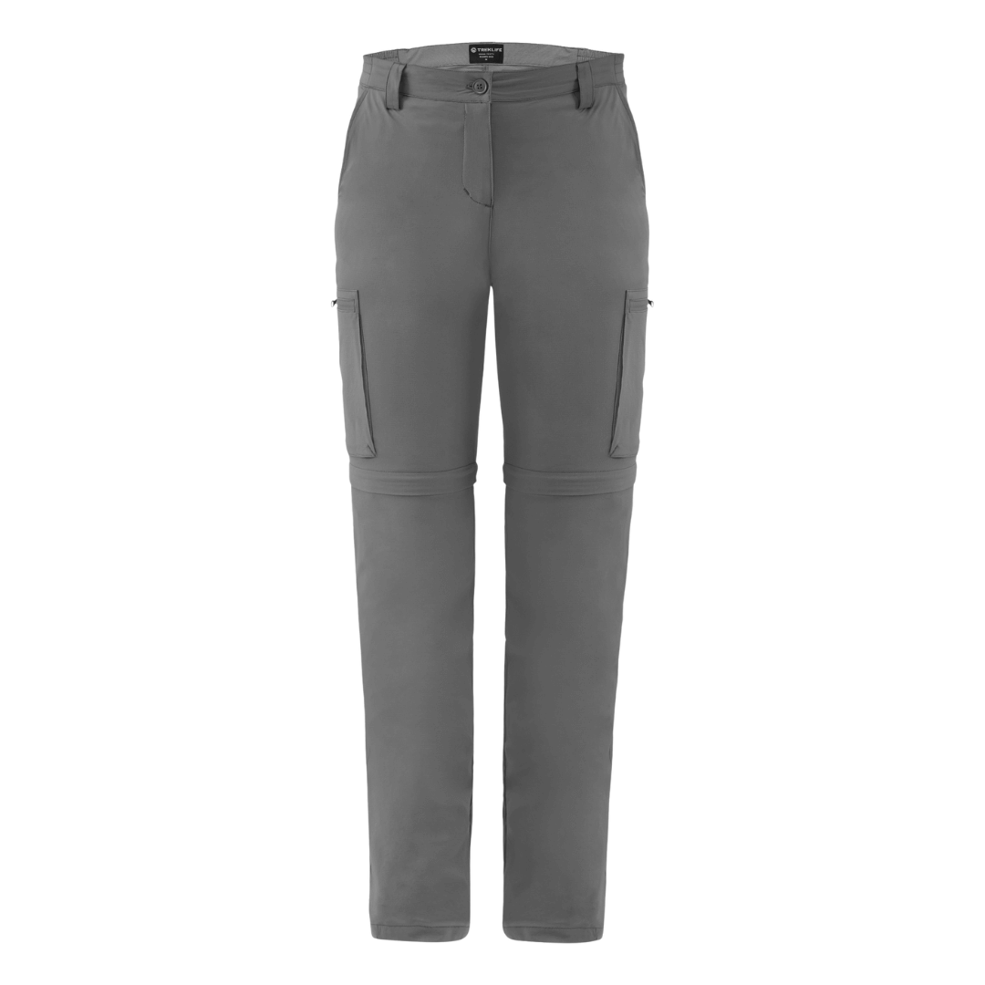 Vandrebukser dame – Treklife Zip-off pants – Grå