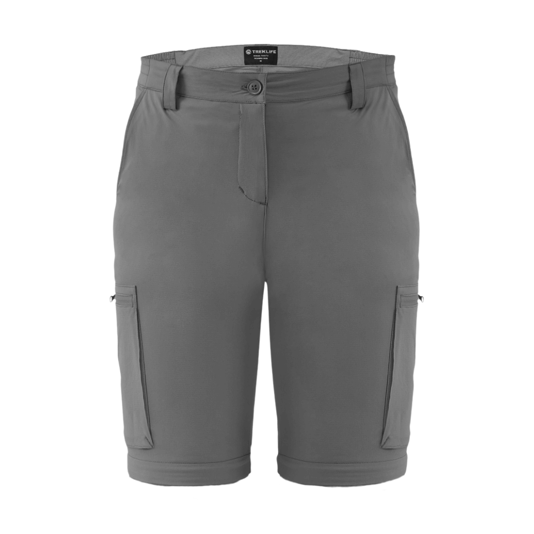 Vandrebukser dame – Treklife Zip-off pants – Grå - Billede 4